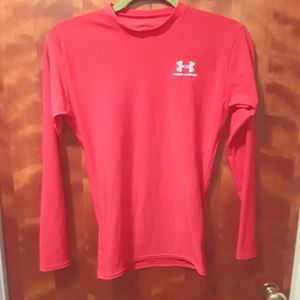 Under Armour red long sleeve shirt medium